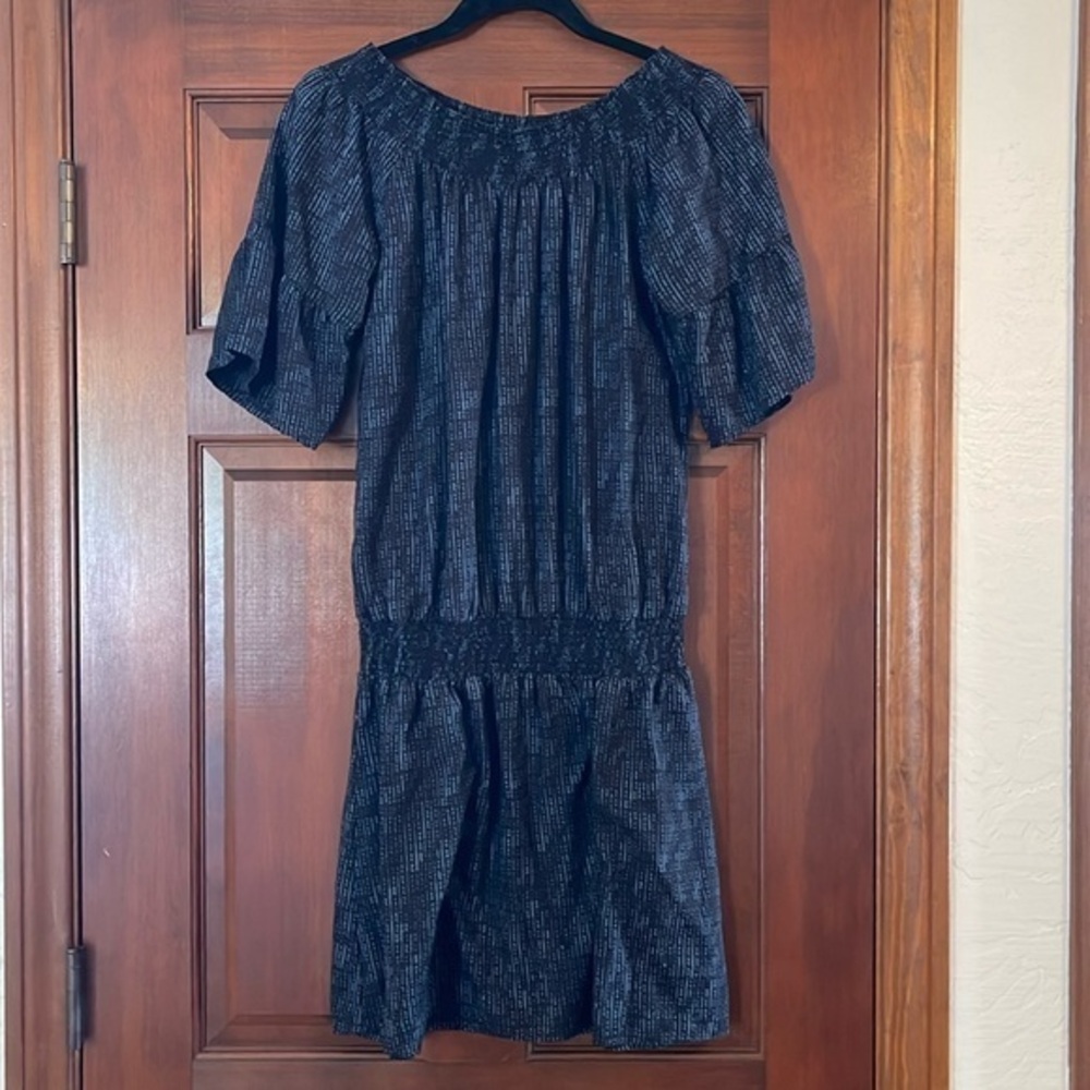 Prana smocked drop waist dress small